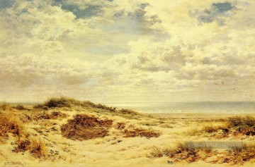 Matin sur la côte du Sussex paysage Benjamin Williams Leader Peinture à l'huile